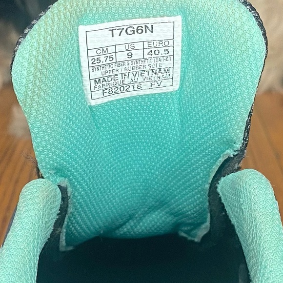 Asics Gel-Venture 6 Black/Lime Running Shoes 9 - Picture 7 of 10